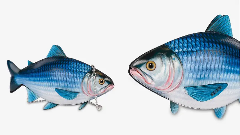 bolsa de pescado moschino